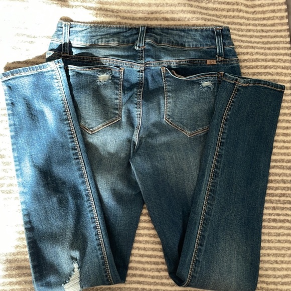 NWOT 1822 DENIM CATRIONA TENCEL DISTRESSED SKINNY JEANS SIZE 29/8 - Picture 5 of 5